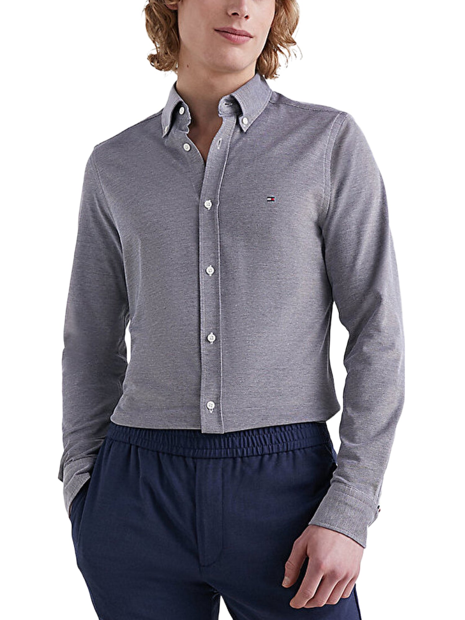 Camicie Blu Tommy Hilfiger