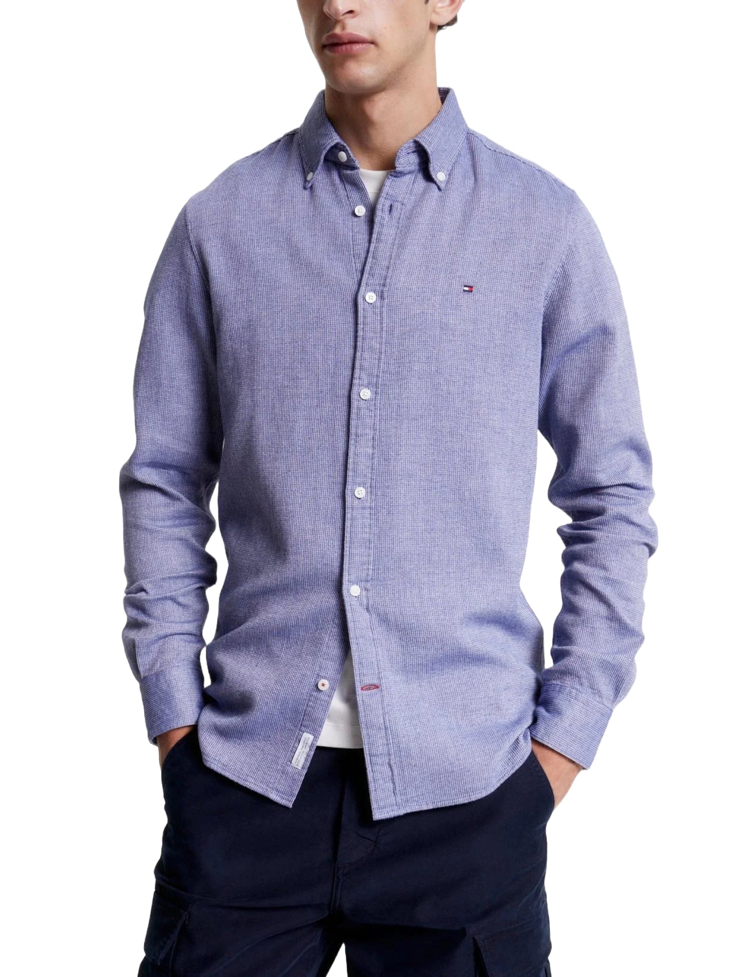 Camicie Blu Tommy Hilfiger