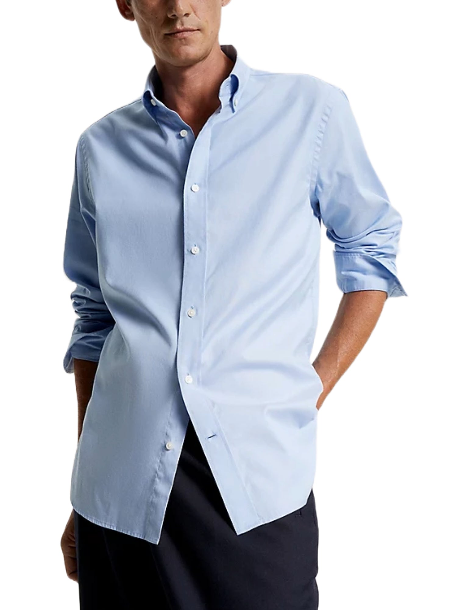 Camicie Blu Tommy Hilfiger