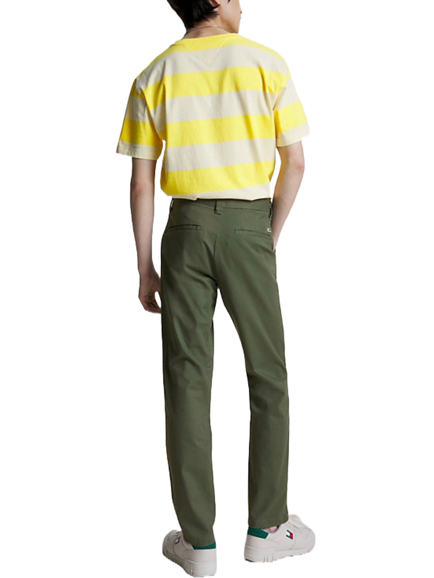 Pantaloni Verde Tommy Jeans