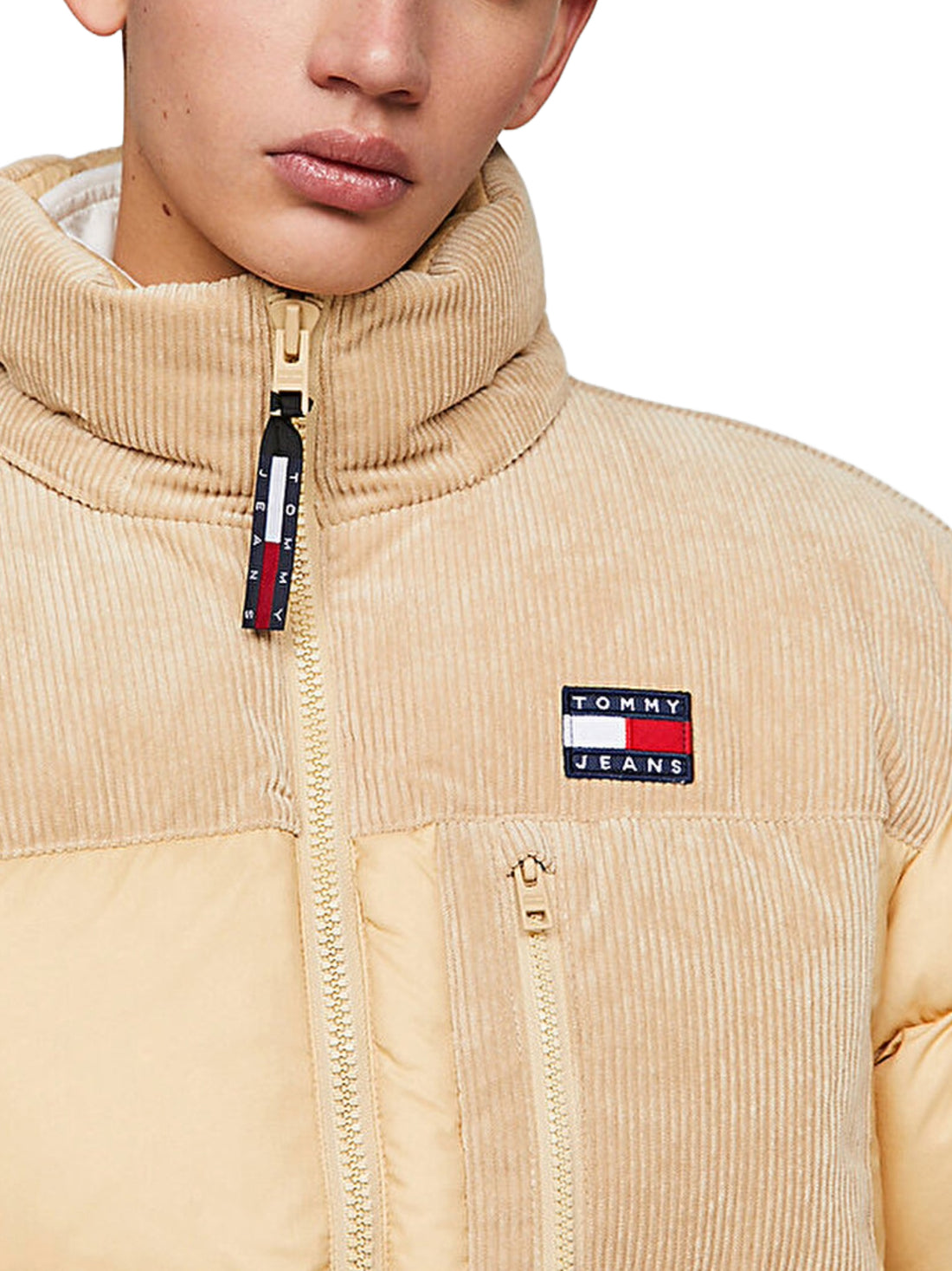 Piumini Beige Tommy Jeans