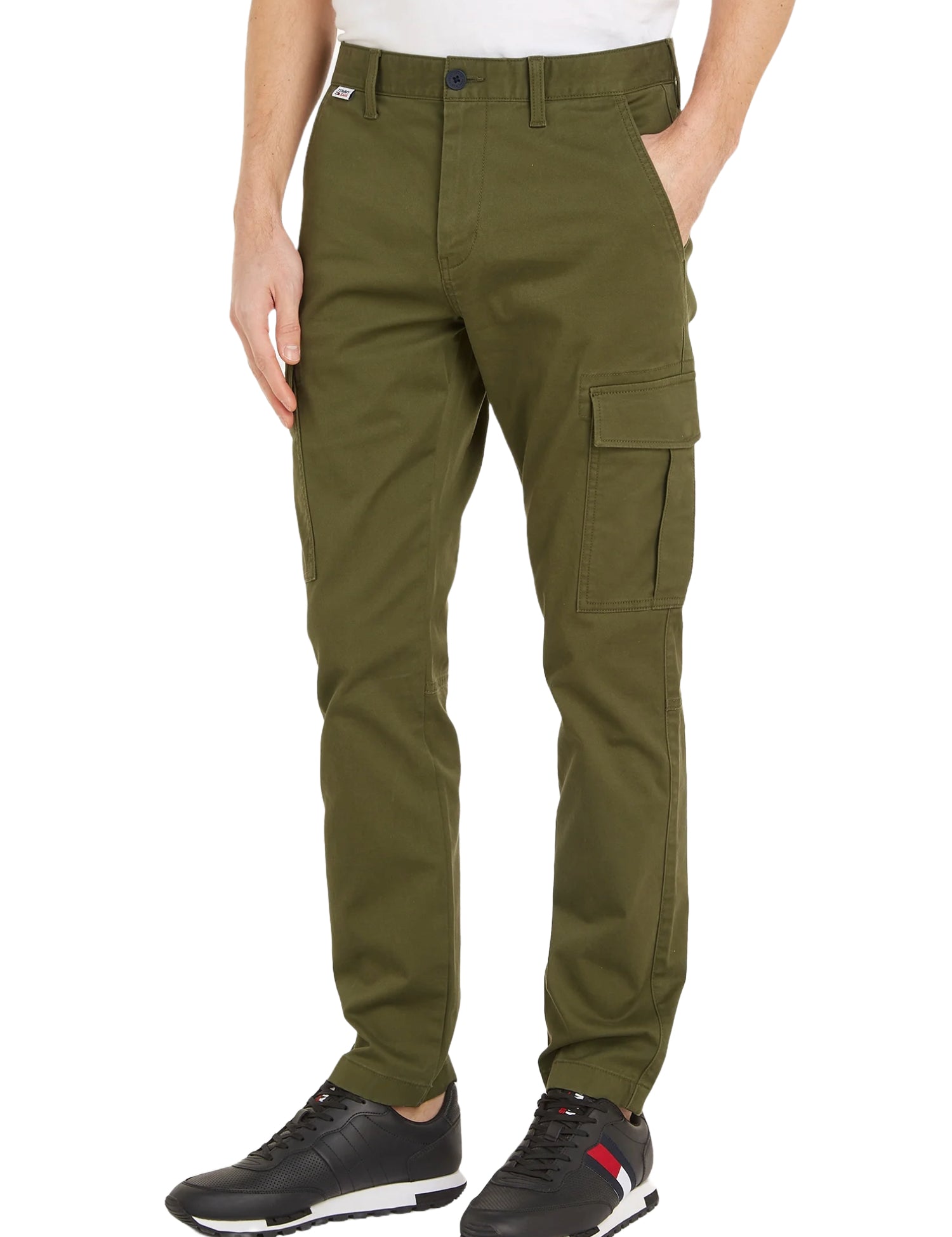 Pantaloni Verde Tommy Jeans