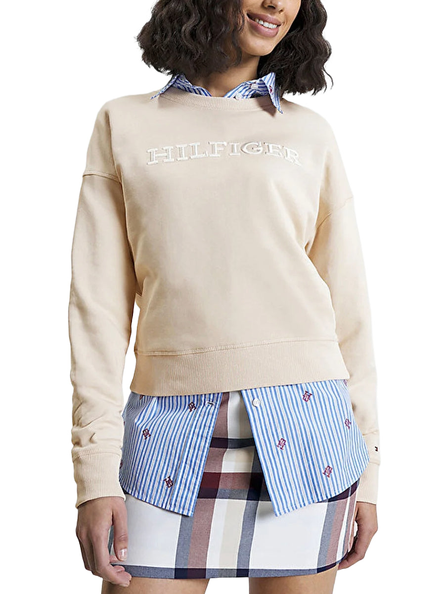 Felpe Beige Tommy Hilfiger