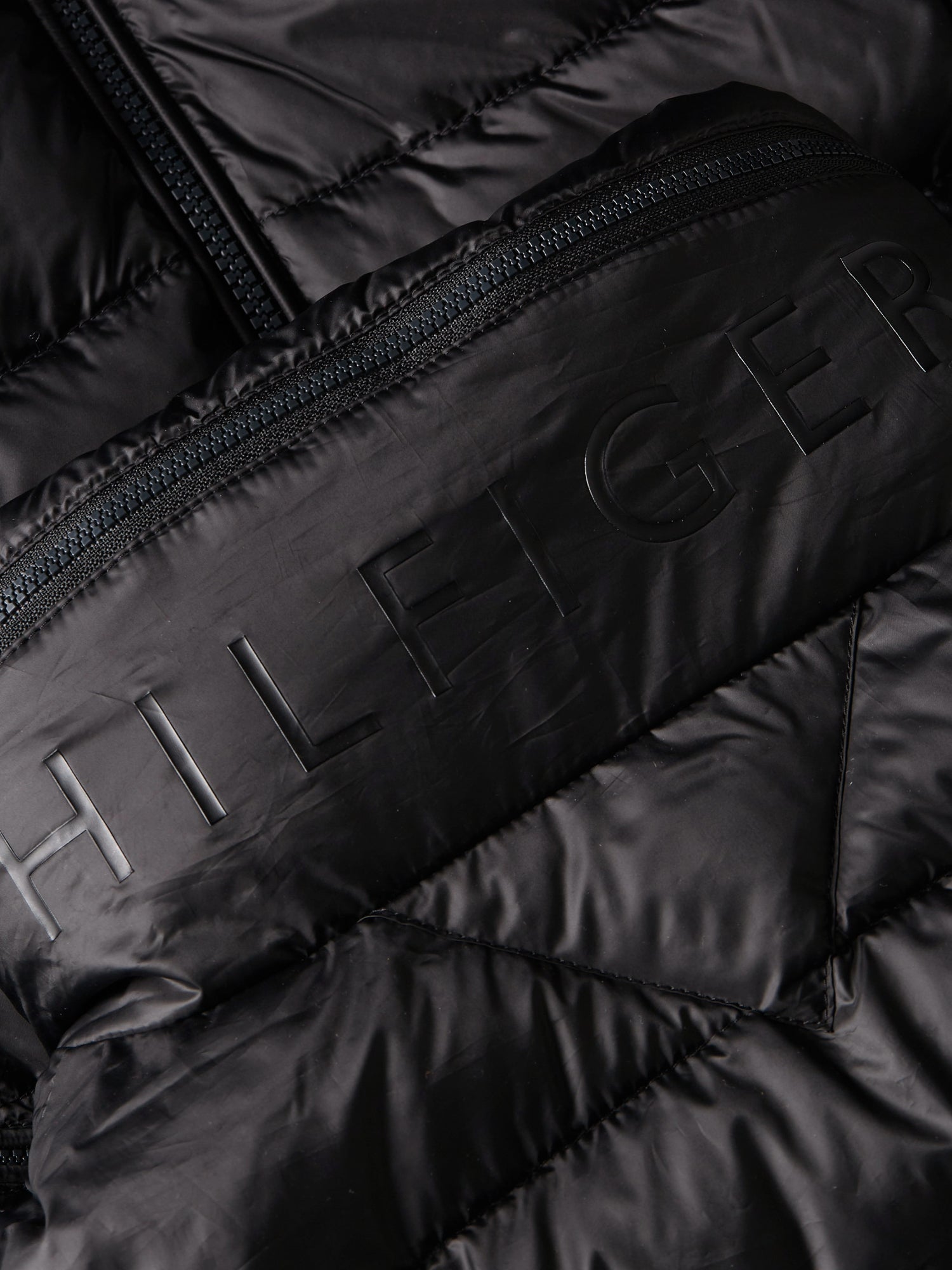 Piumini Nero Tommy Hilfiger