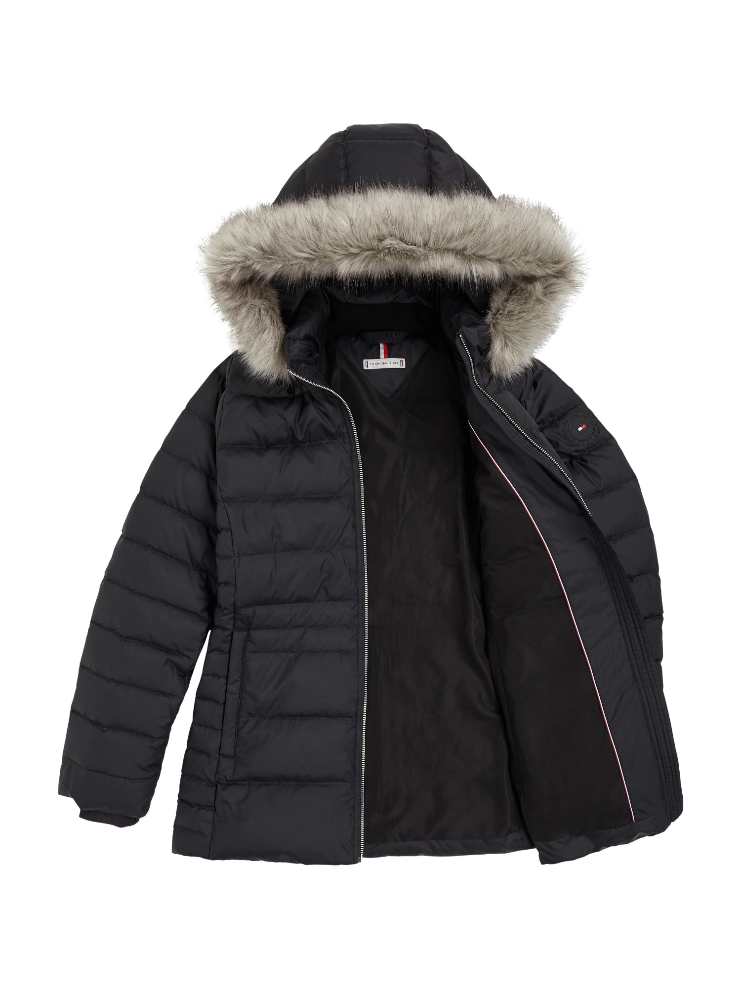 Piumini Nero Tommy Hilfiger