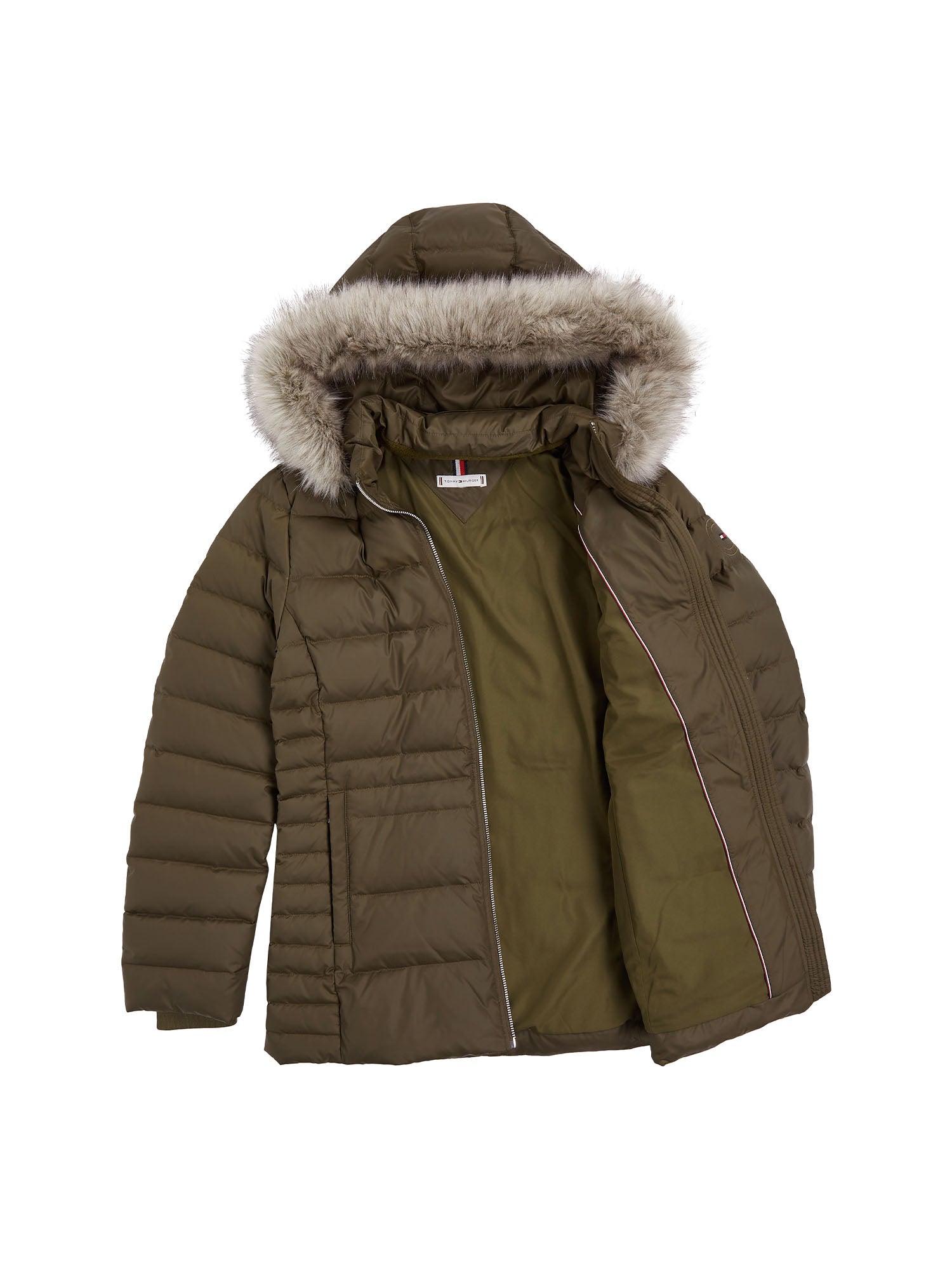 Piumini Verde Tommy Hilfiger