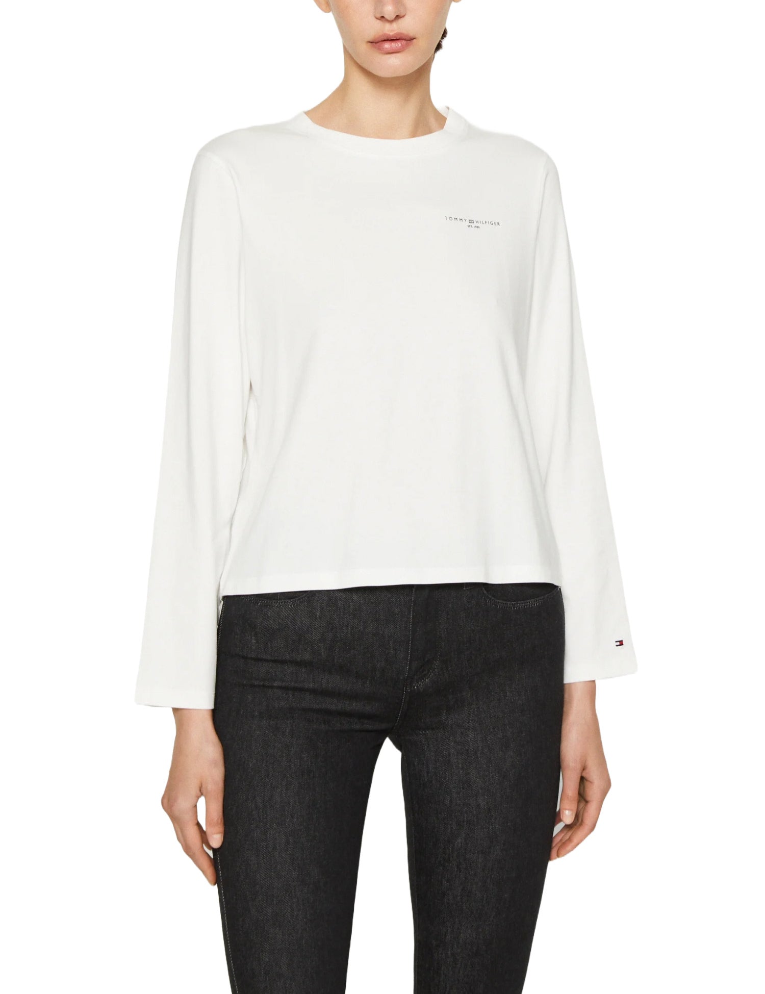 T-shirt Bianco Tommy Hilfiger