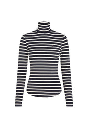 Maglie a collo alto Bianco Blu Tommy Hilfiger