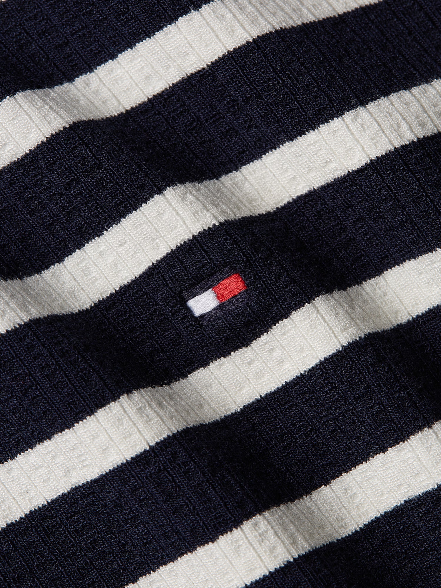 Maglie a collo alto Bianco Blu Tommy Hilfiger