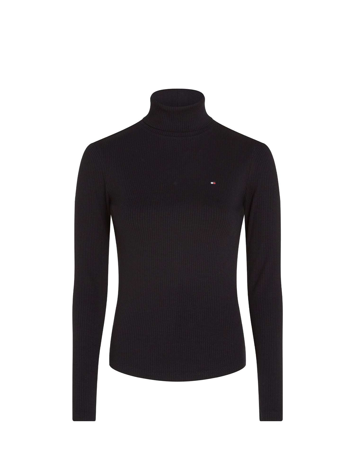 Maglie a collo alto Nero Tommy Hilfiger