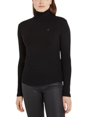 Maglie a collo alto Nero Tommy Hilfiger