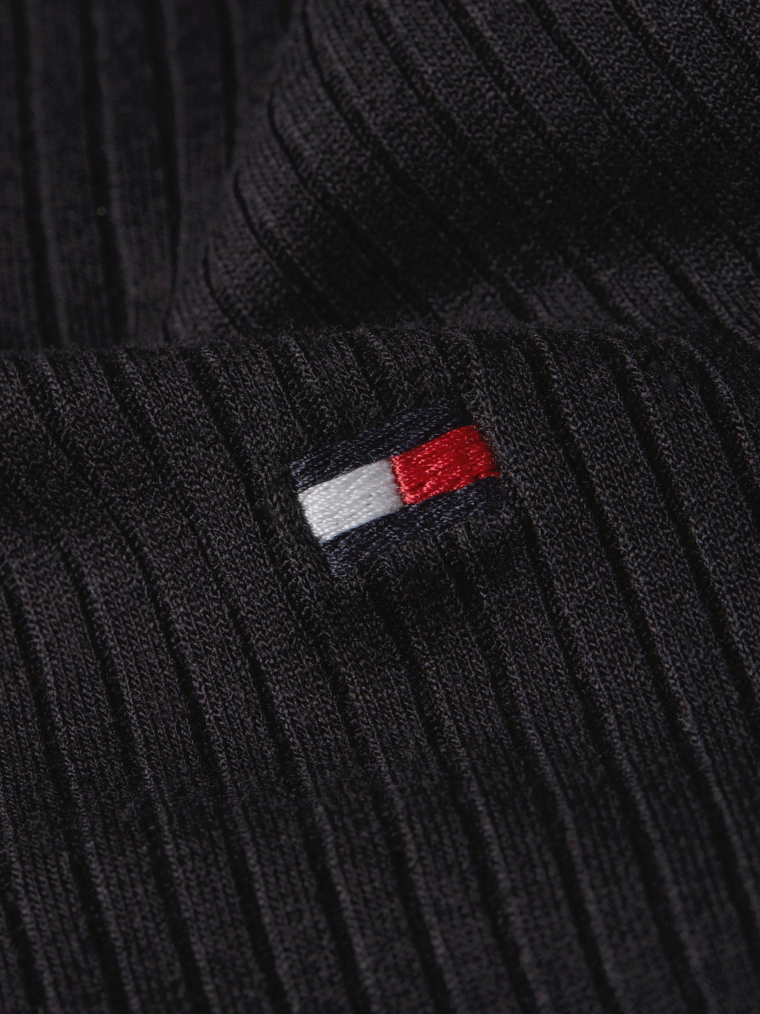 Maglie a collo alto Nero Tommy Hilfiger