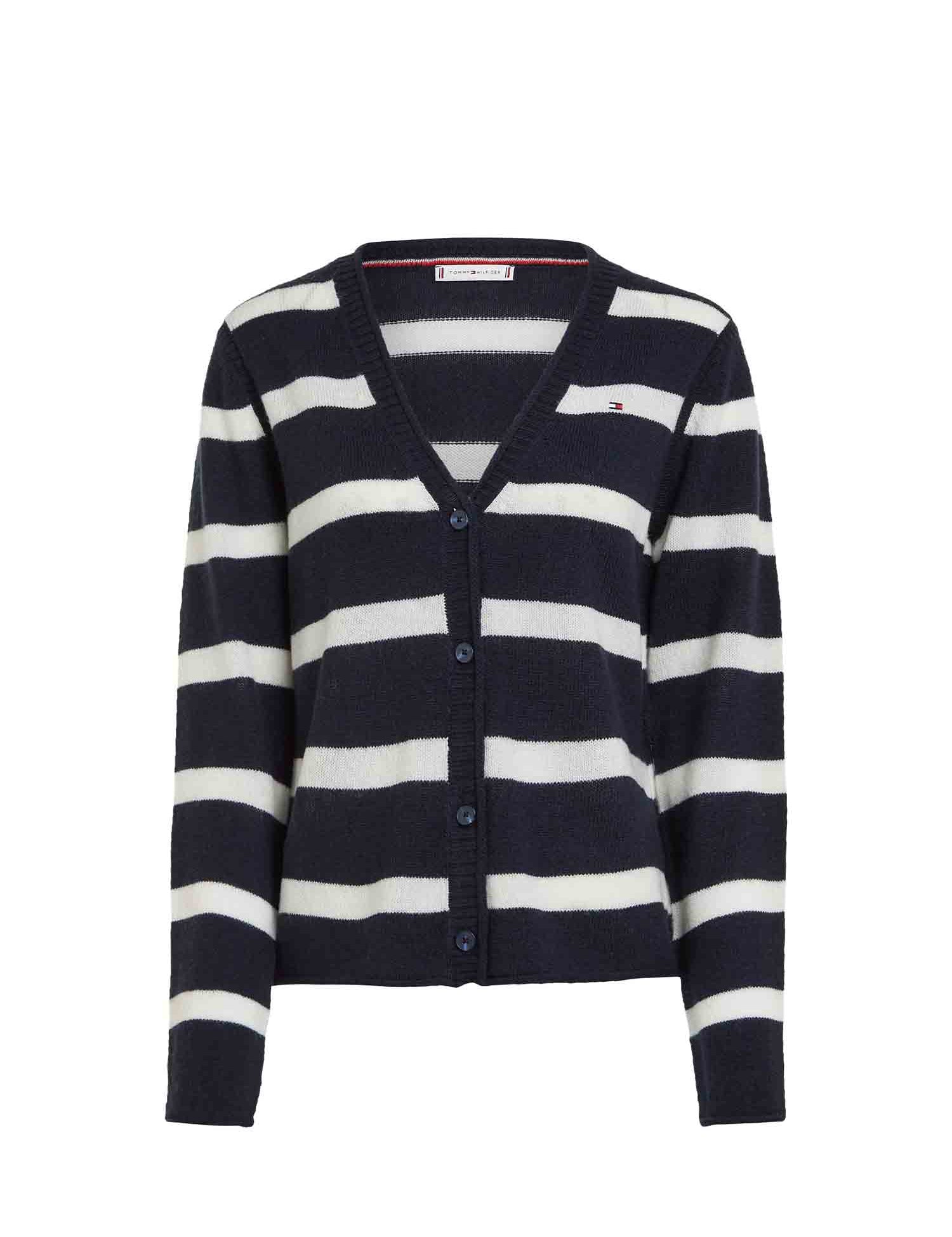 Cardigan Bianco Tommy Hilfiger