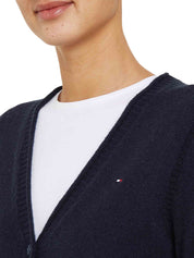 Cardigan Blu Tommy Hilfiger