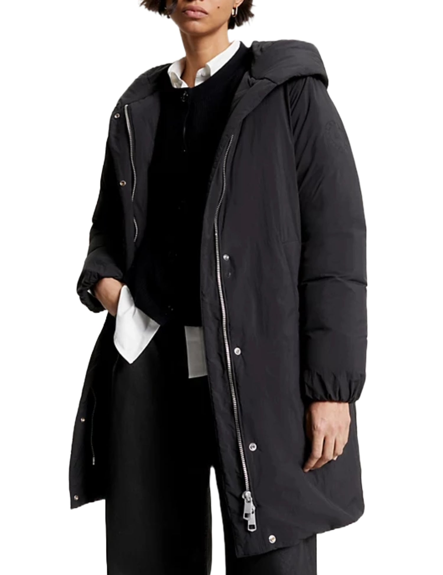 Piumini Nero Tommy Hilfiger