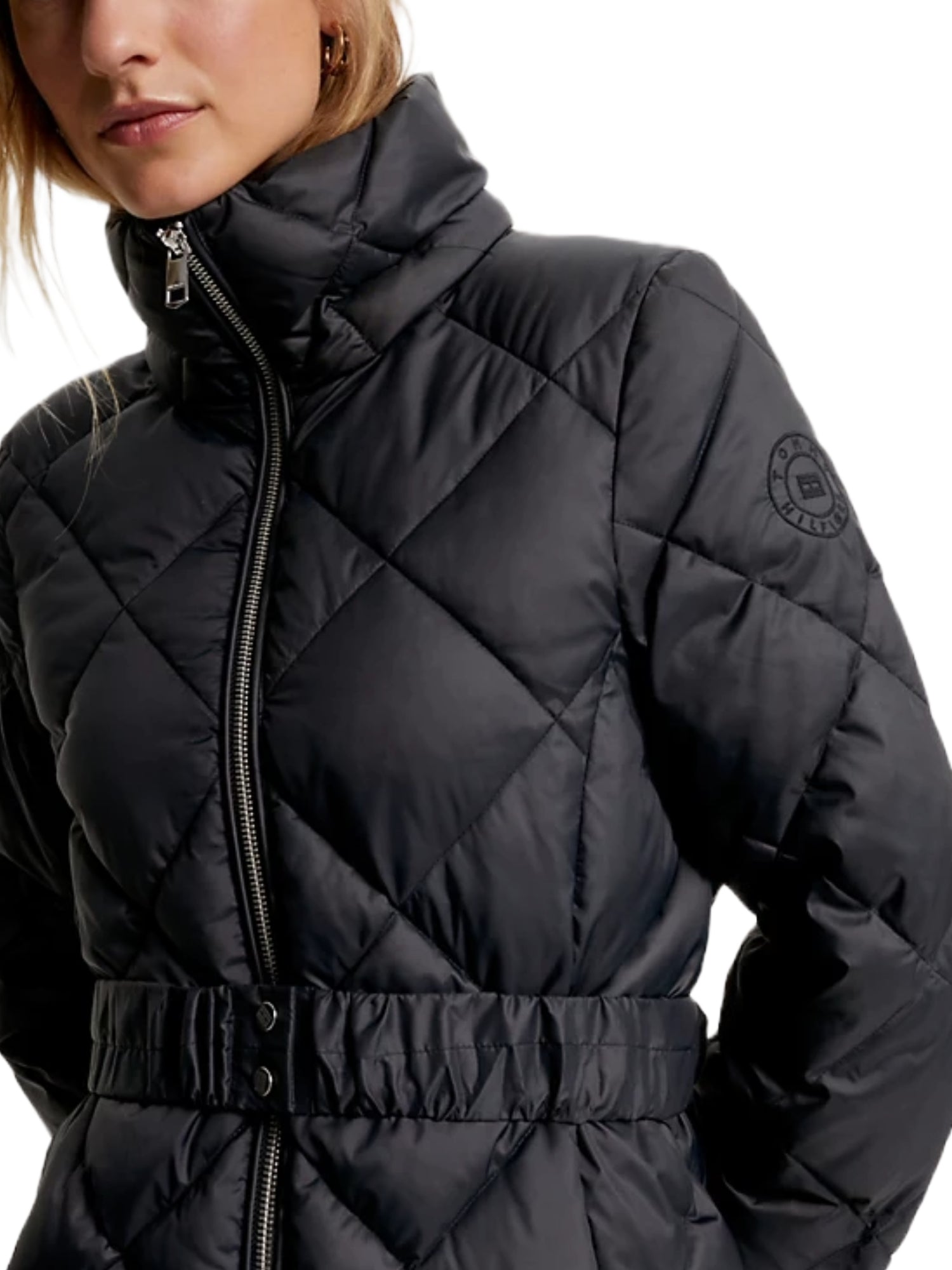 Piumini Nero Tommy Hilfiger