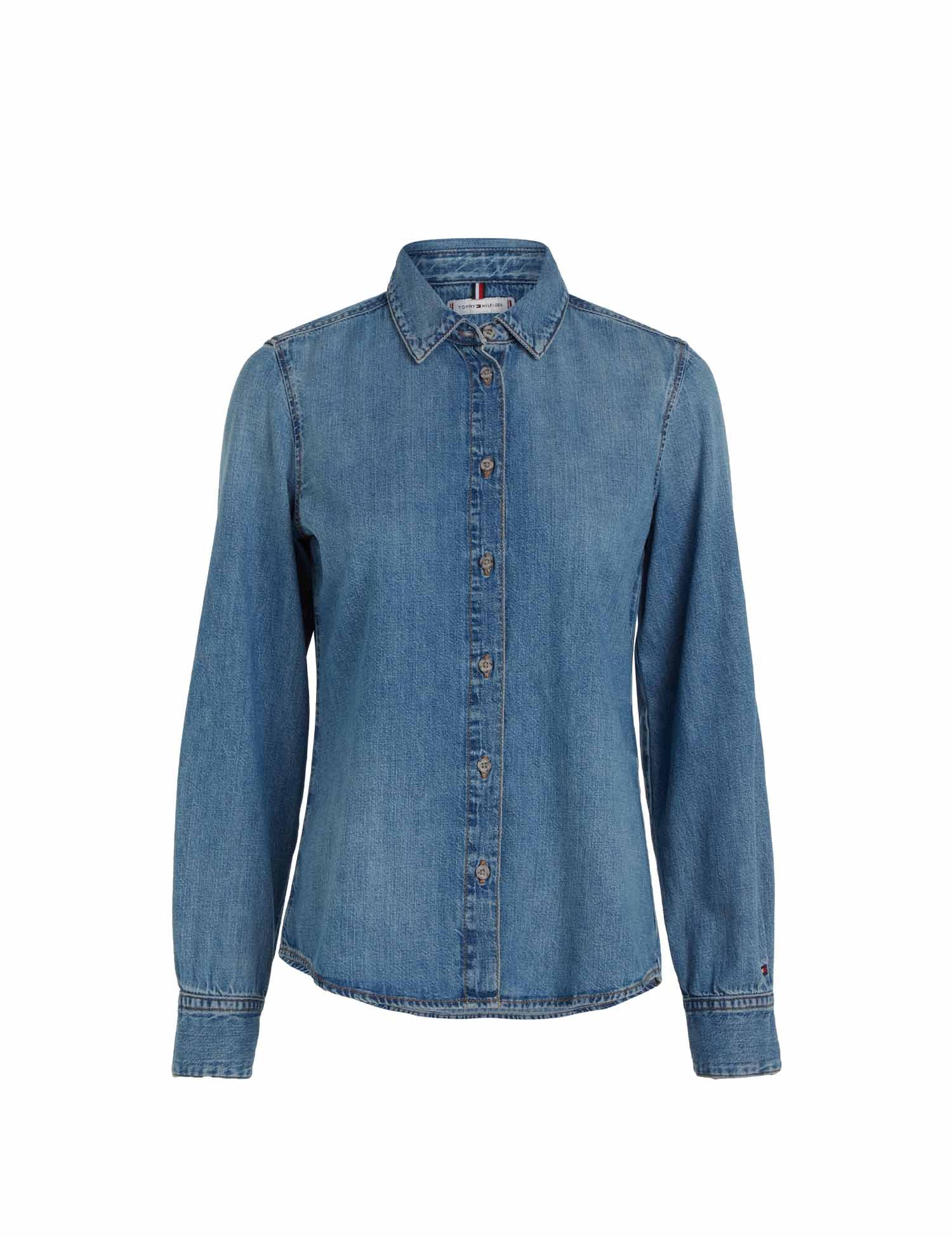 Camicie Blu Tommy Hilfiger