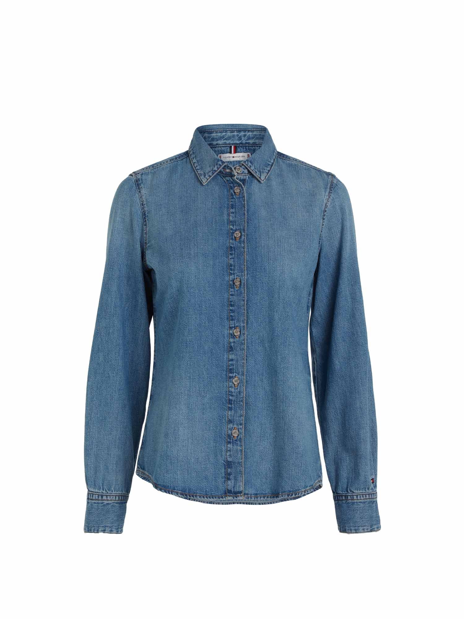 Camicie Blu Tommy Hilfiger