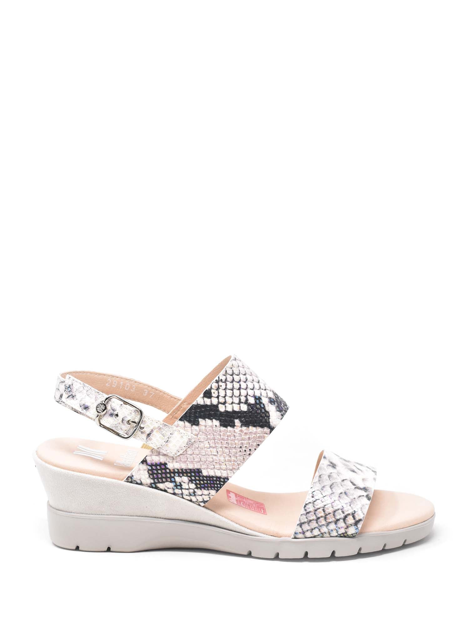 Sandali zeppa Grigio Callaghan