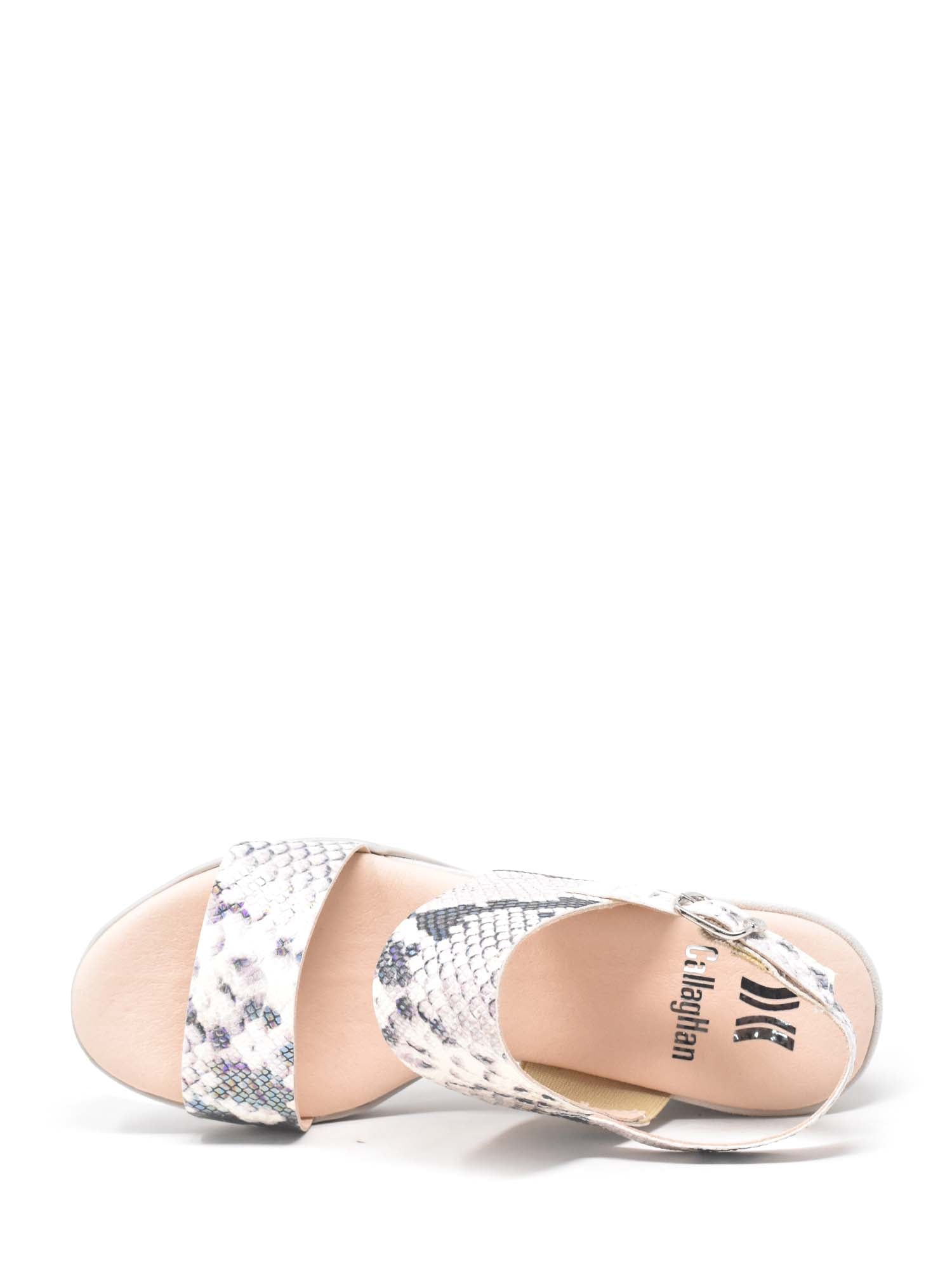 Sandali zeppa Grigio Callaghan