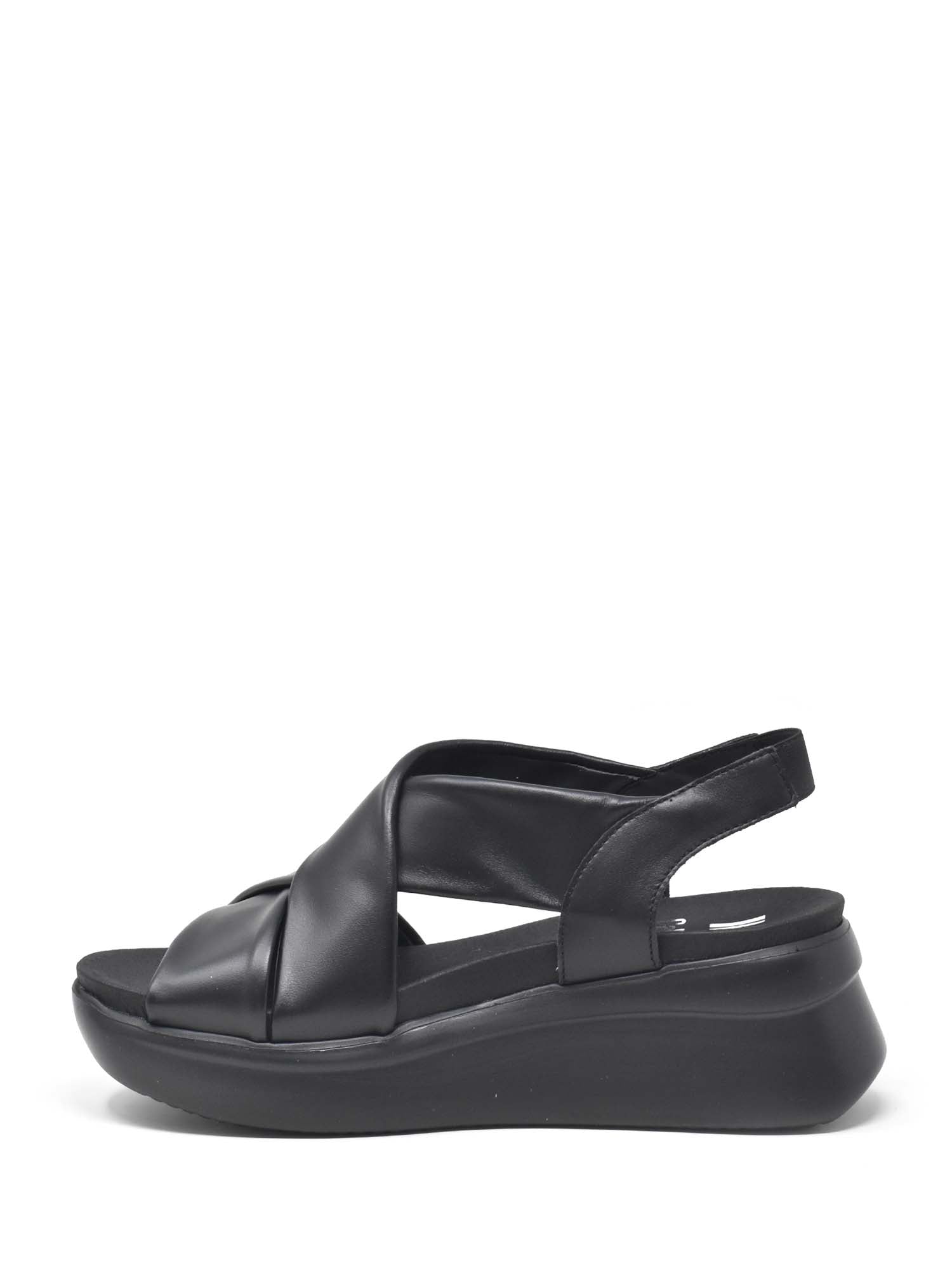 Sandali zeppa Nero Callaghan