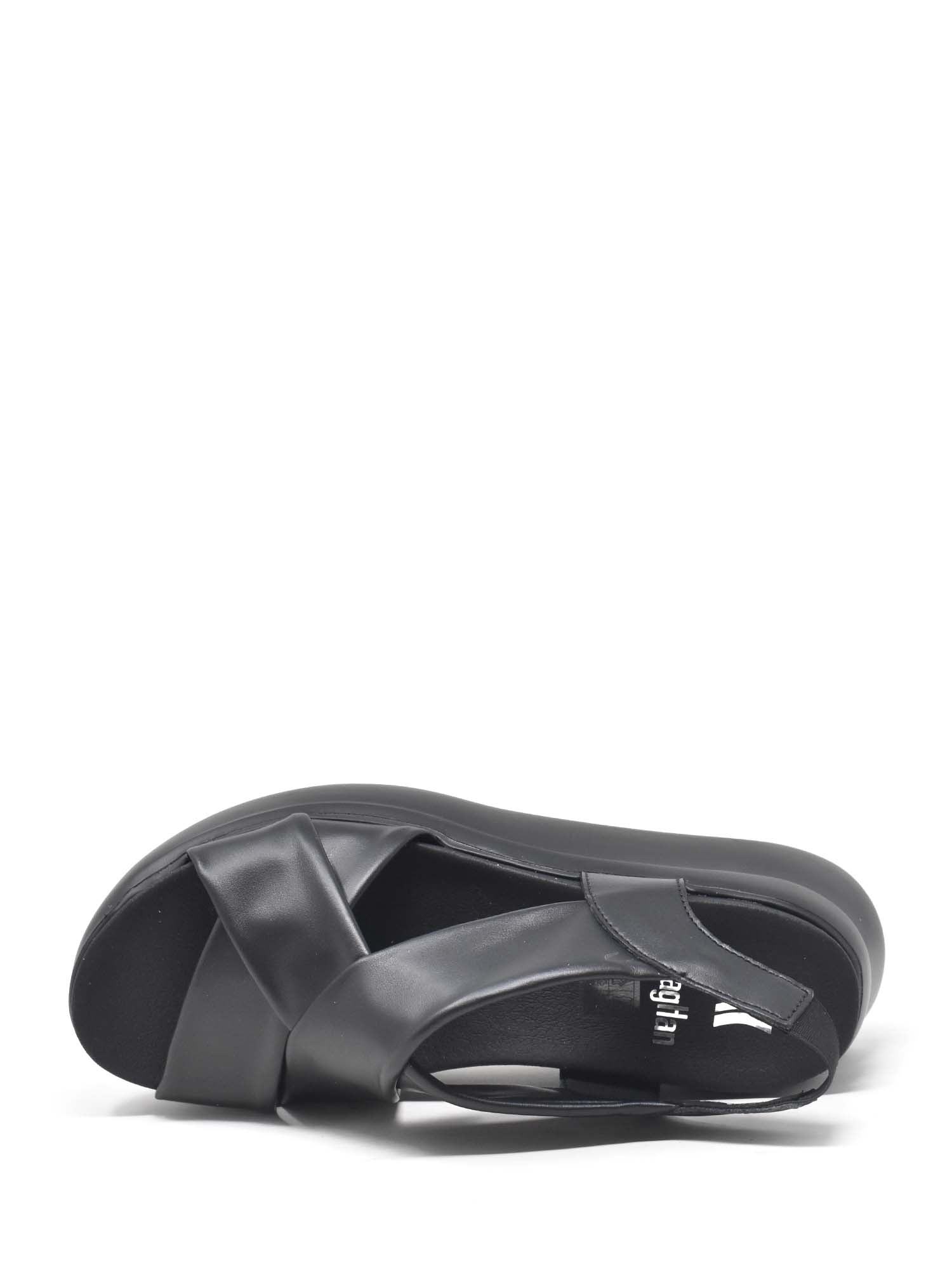 Sandali zeppa Nero Callaghan