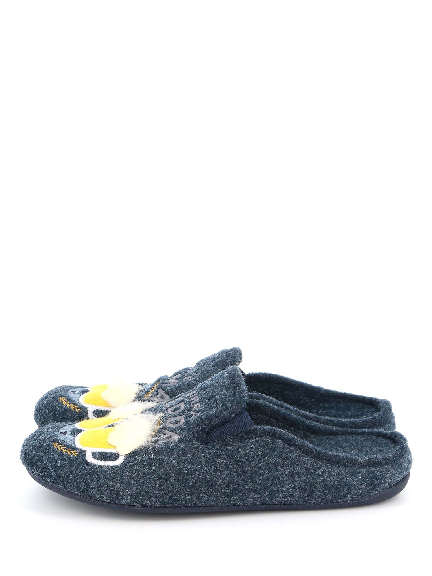 Pantofole Blu Grunland