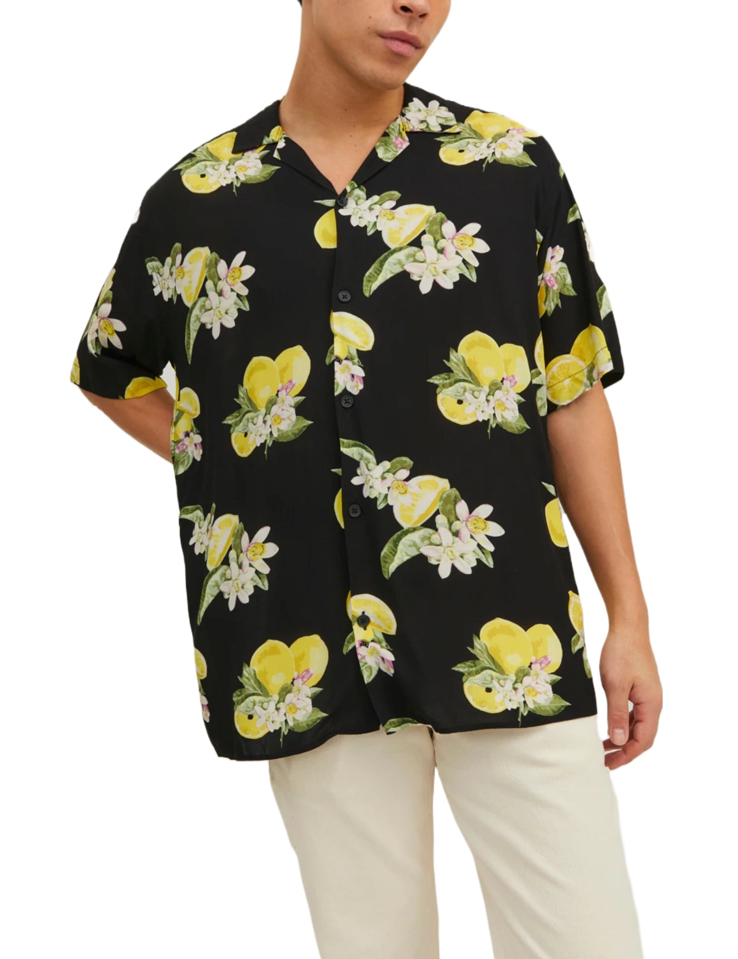 Camicie Nero Giallo Jack&jones