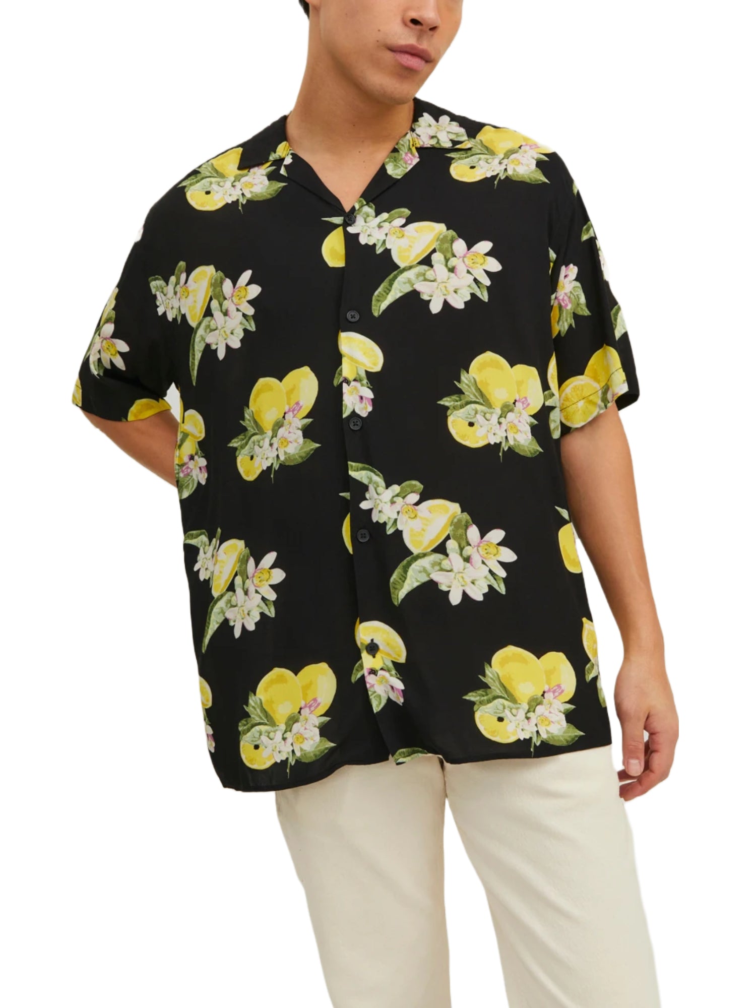 Camicie Nero Giallo Jack&jones