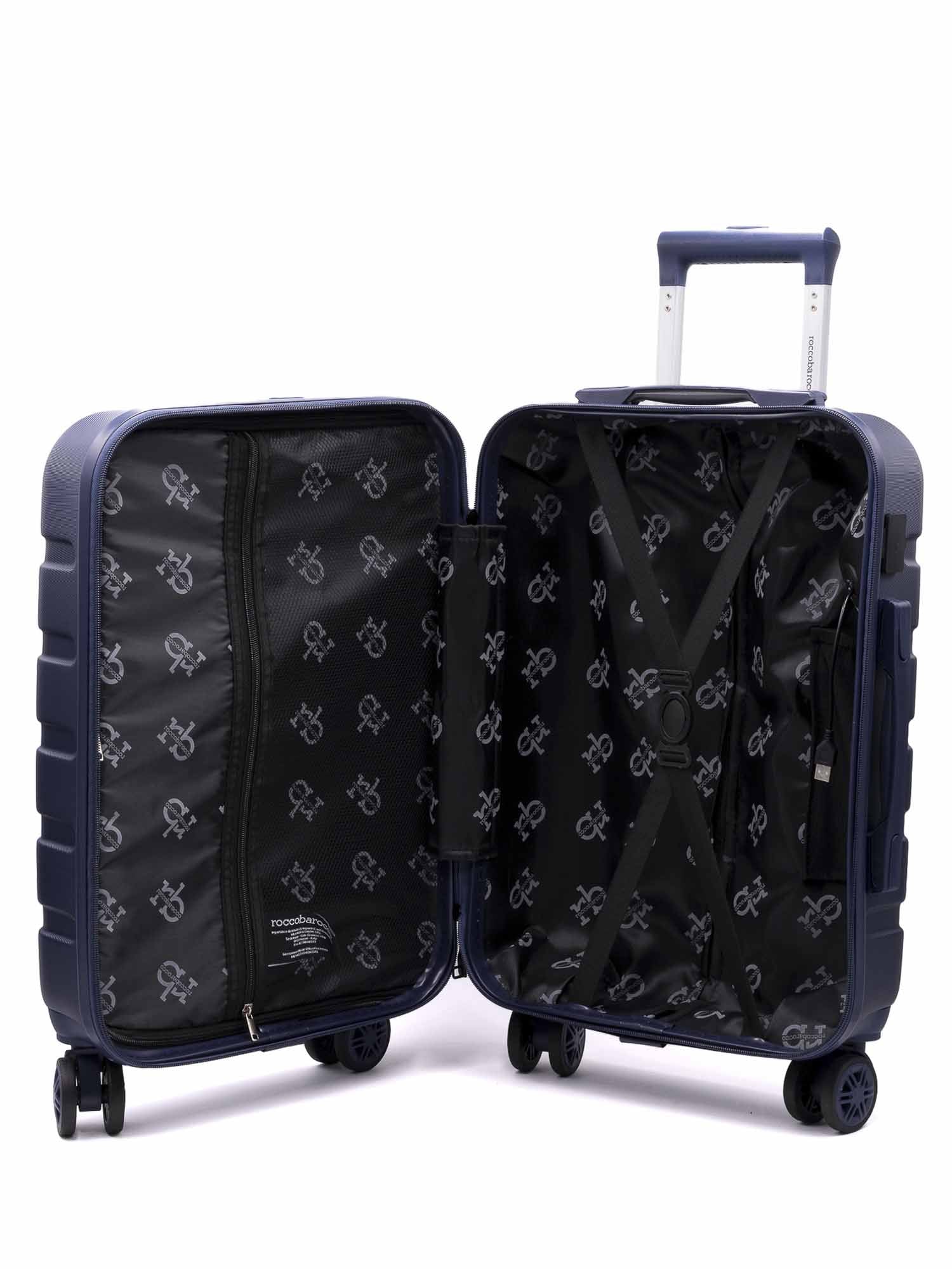 Trolley cabina Blu Roccobarocco