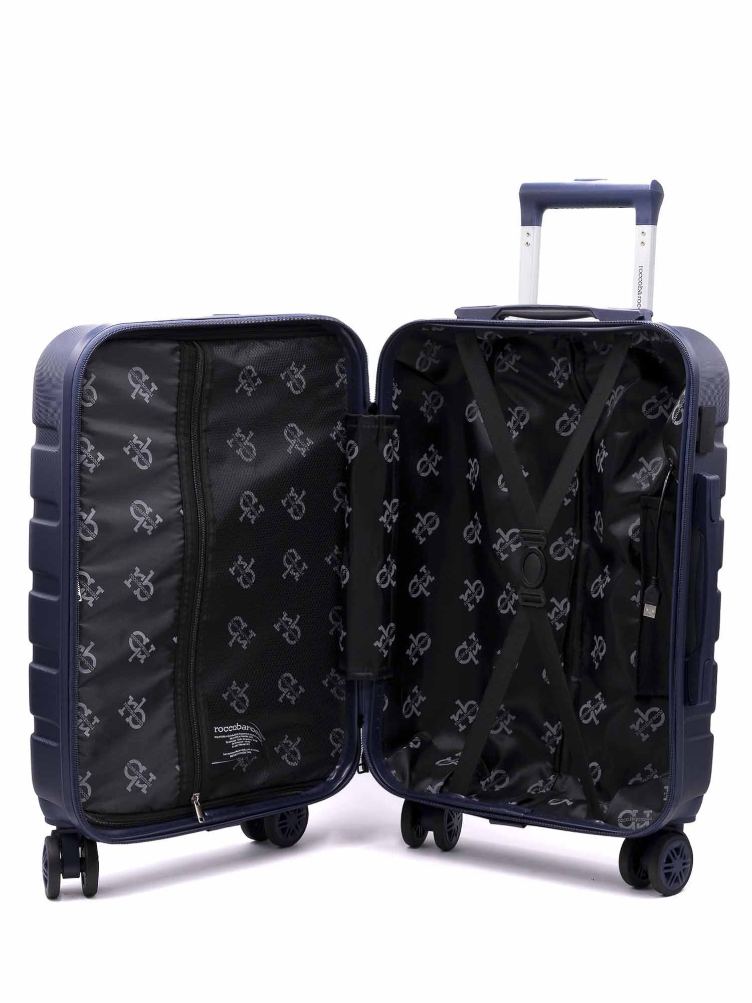 Trolley medio Blu Roccobarocco