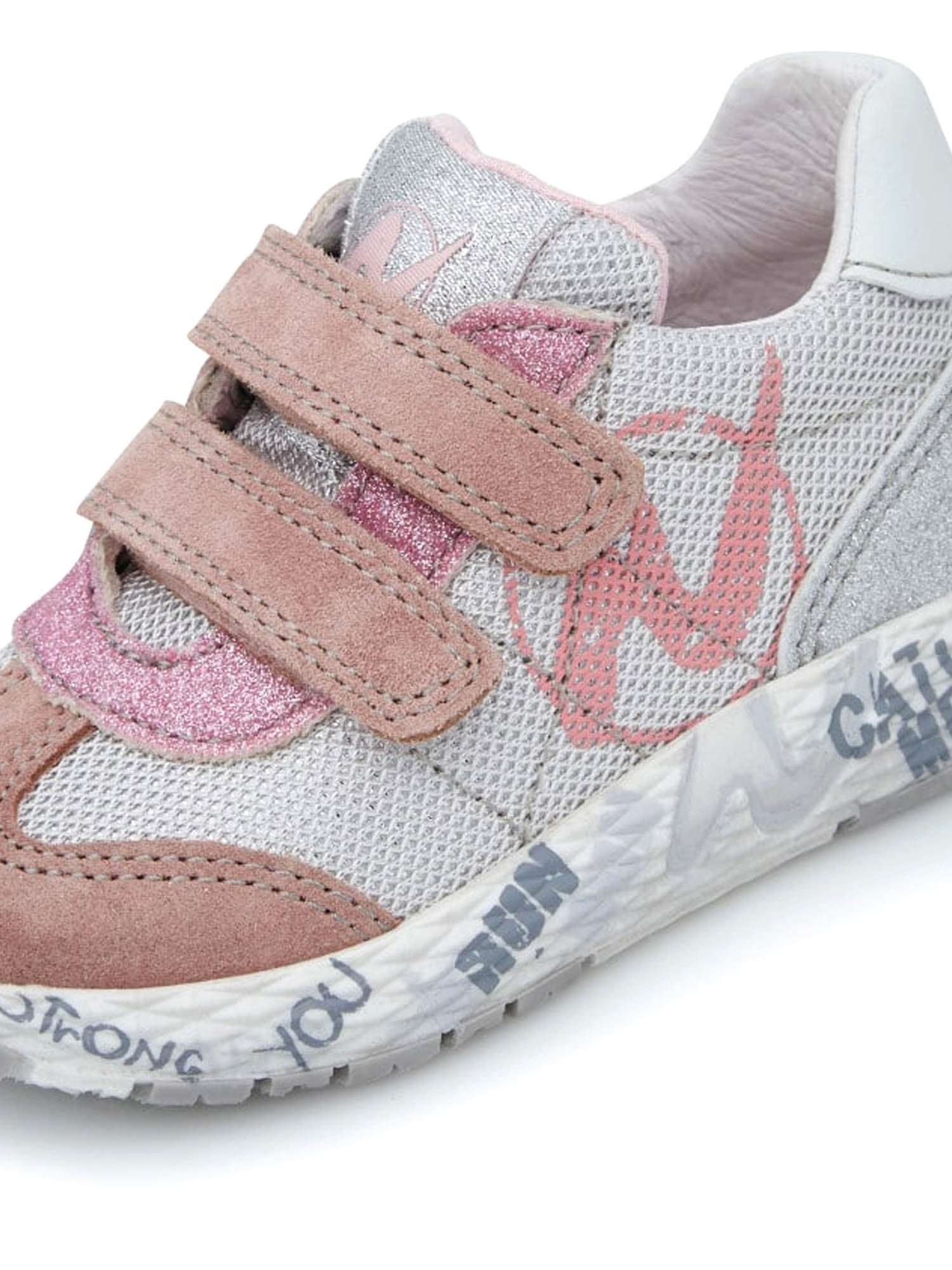 Scarpe con strappi Argentato Naturino