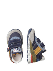 Scarpe con strappi Navy Falcotto