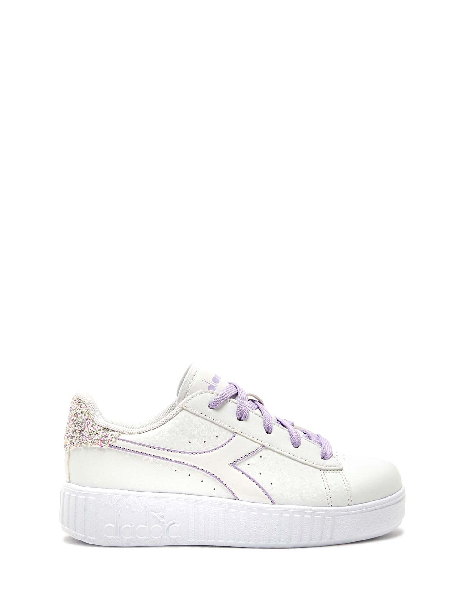 Sneakers Bianco Viola Diadora