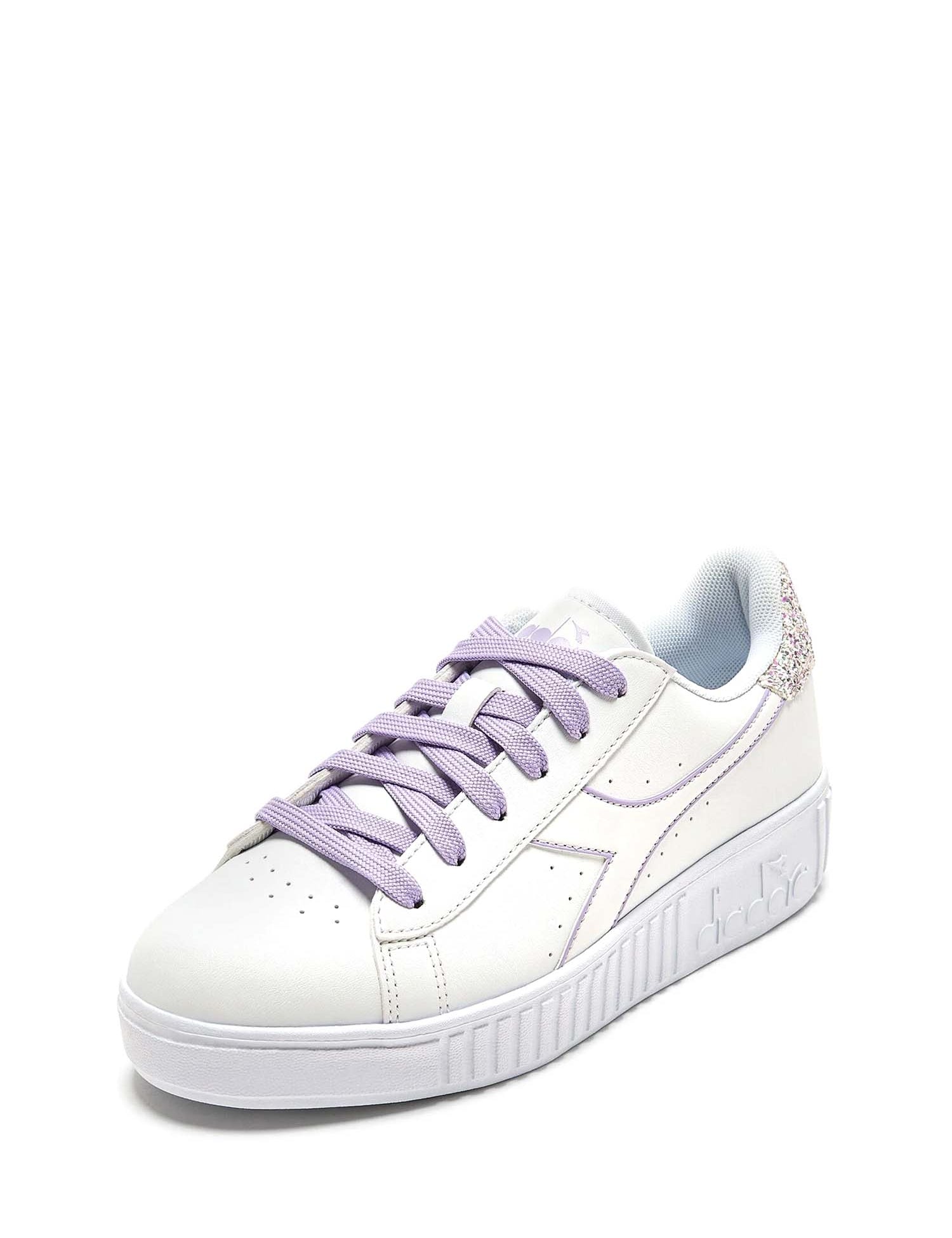 Sneakers Bianco Viola Diadora
