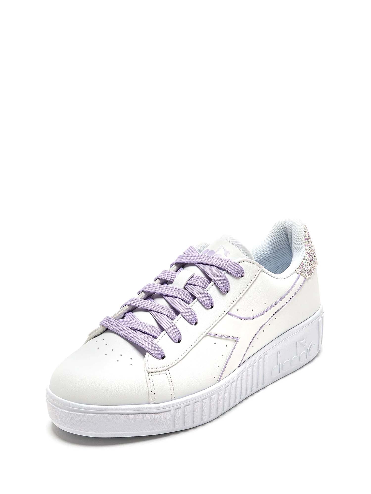 Sneakers Bianco Viola Diadora