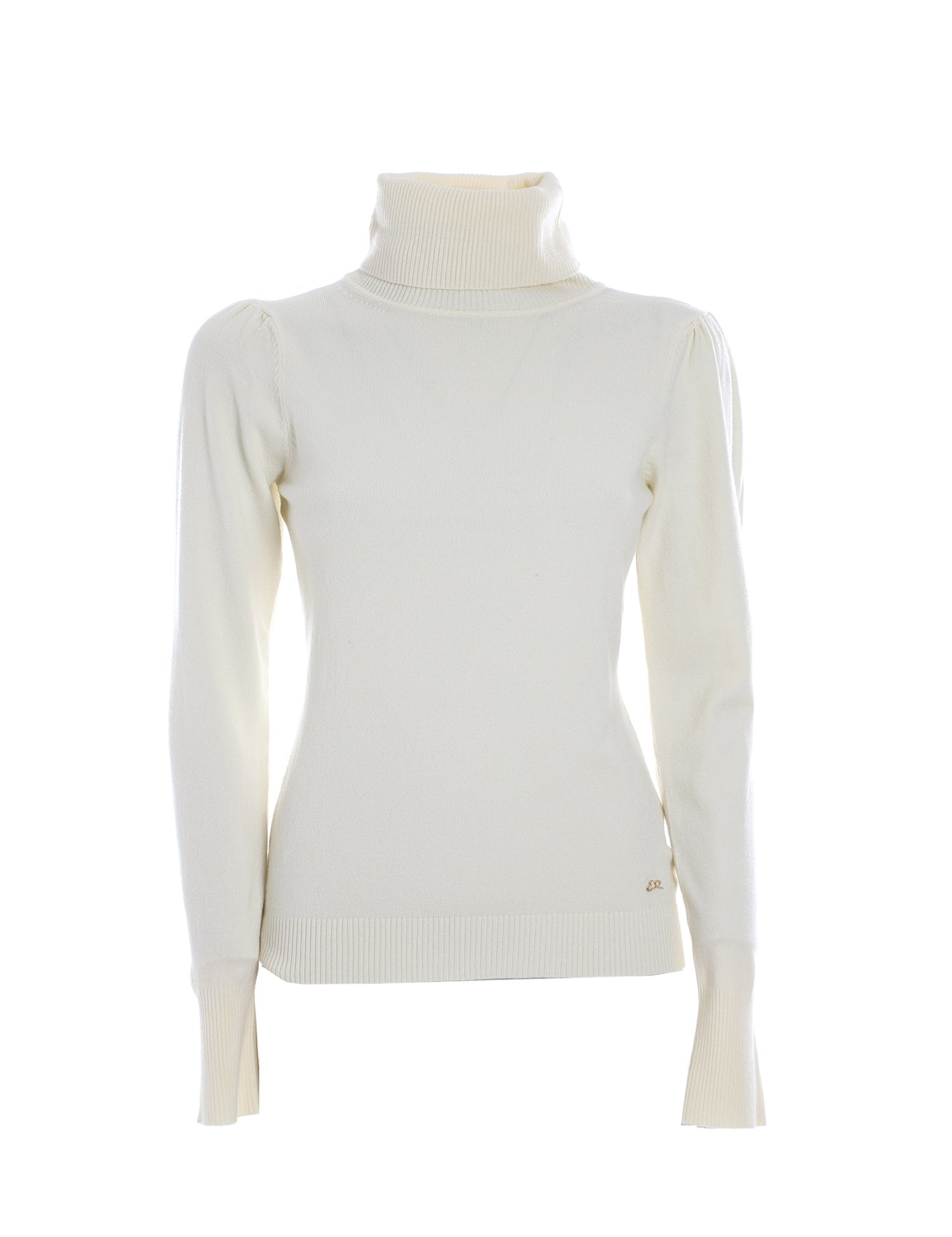 Maglie a collo alto Bianco Yes-zee