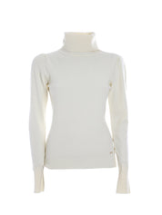 Maglie a collo alto Bianco Yes-zee