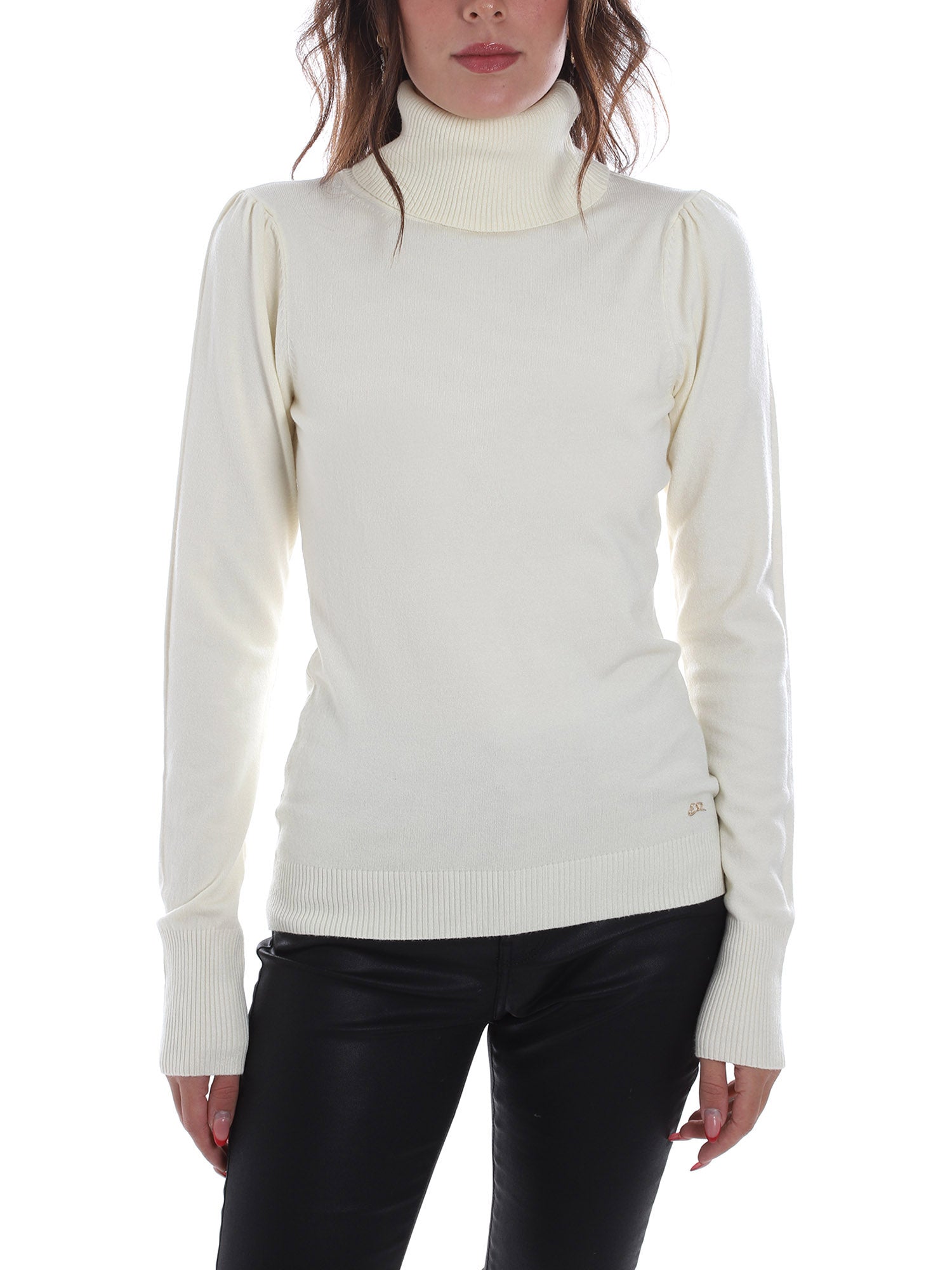 Maglie a collo alto Bianco Yes-zee