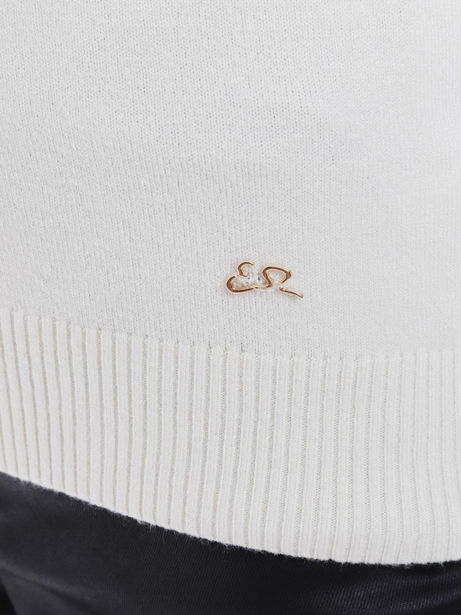 Maglie a collo alto Bianco Yes-zee