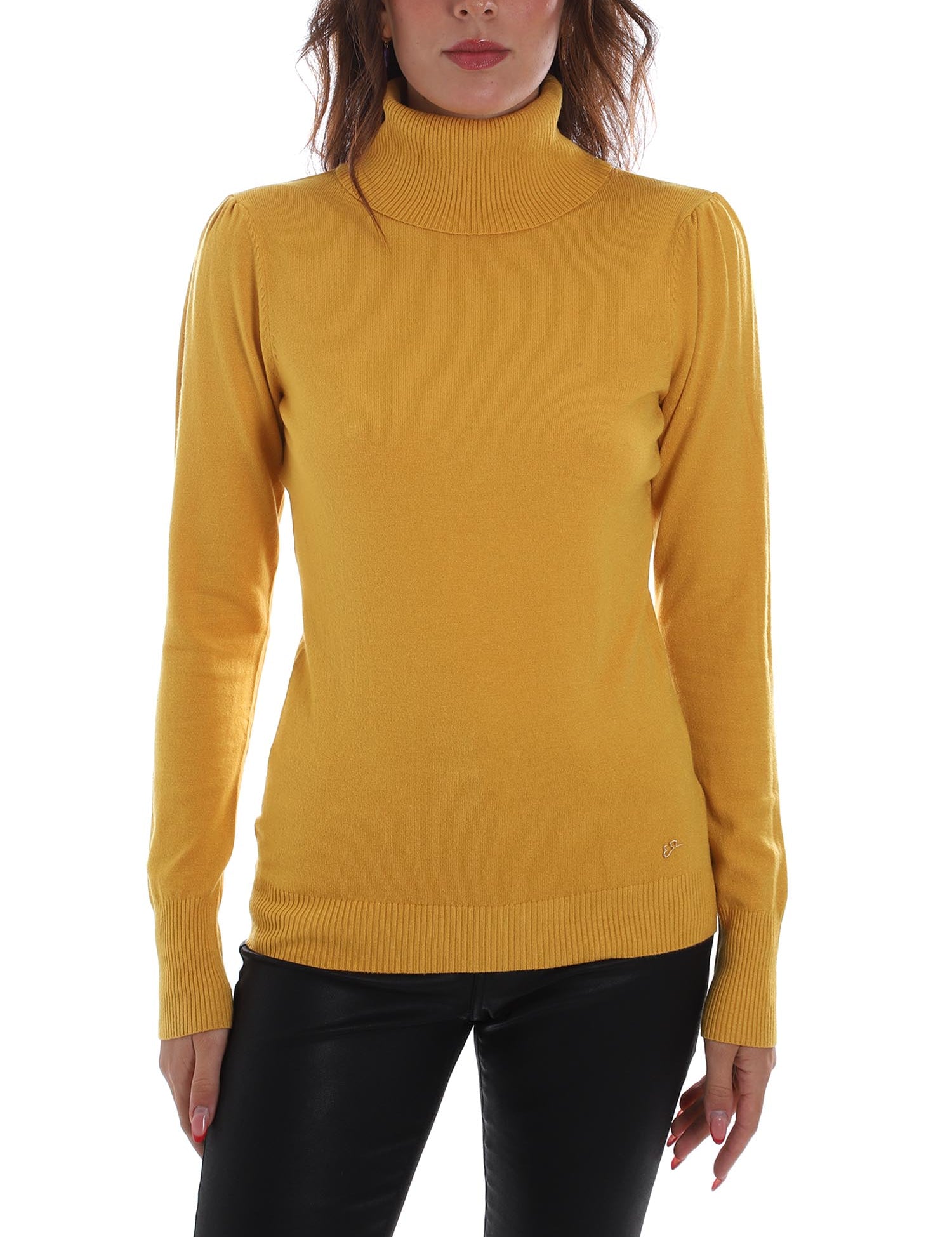 Maglie a collo alto Giallo Yes-zee
