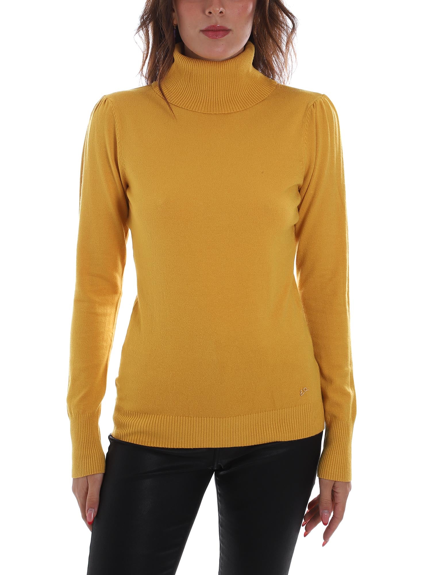 Maglie a collo alto Giallo Yes-zee
