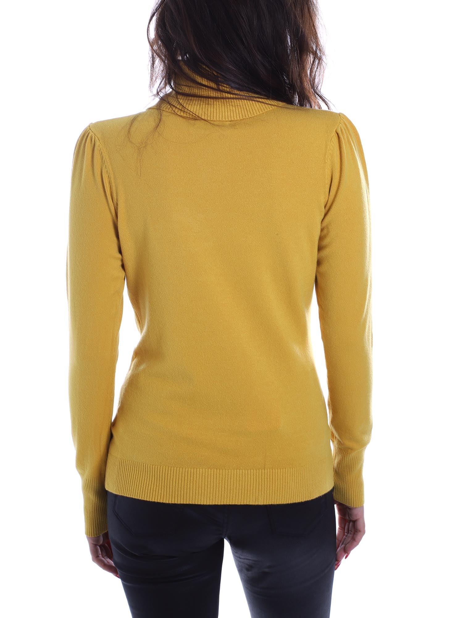 Maglie a collo alto Giallo Yes-zee