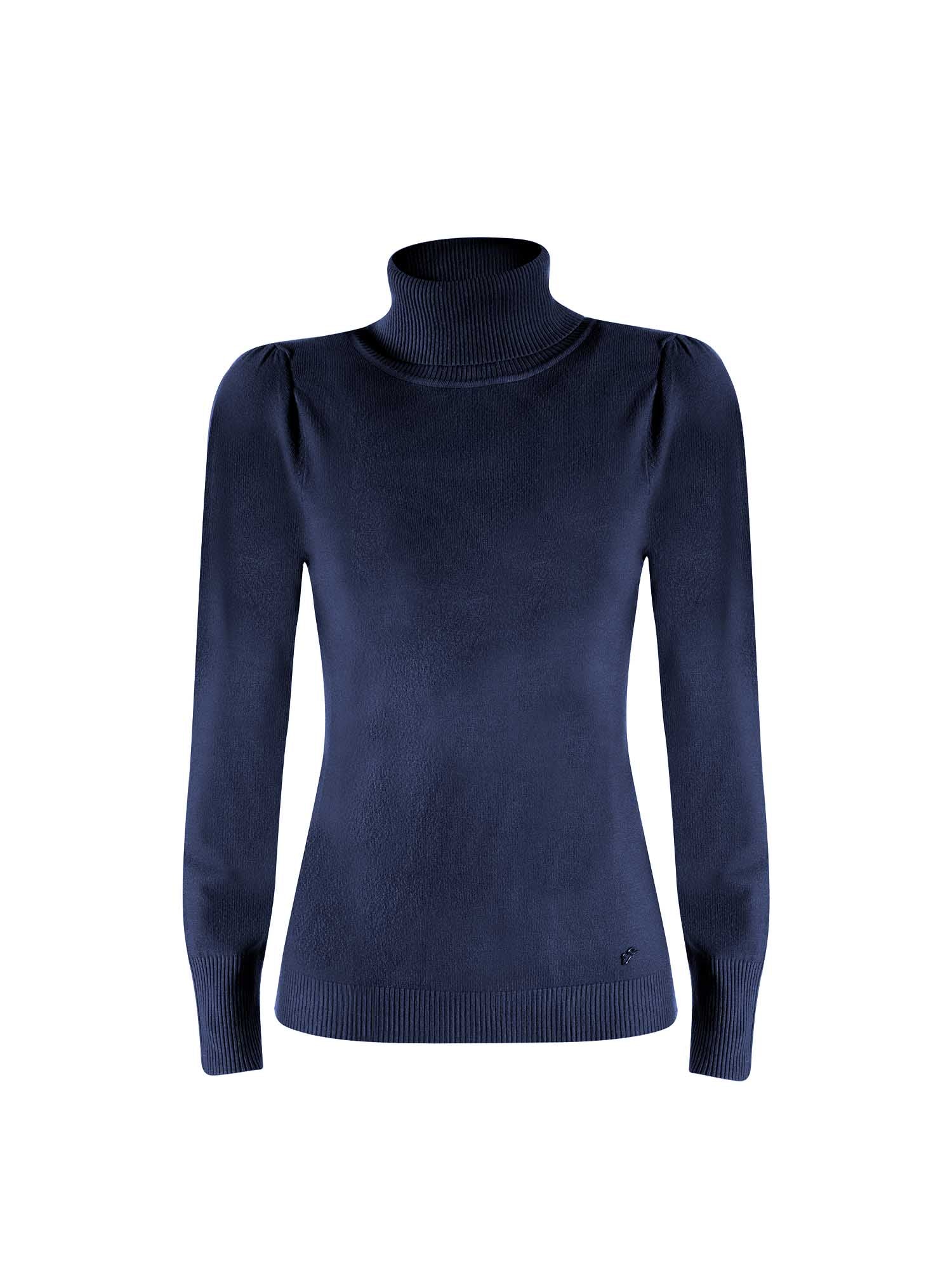 Maglie a collo alto Blu Yes-zee