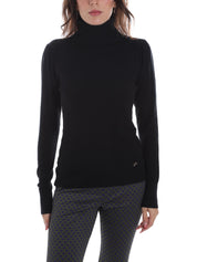 Maglie a collo alto Nero Yes-zee