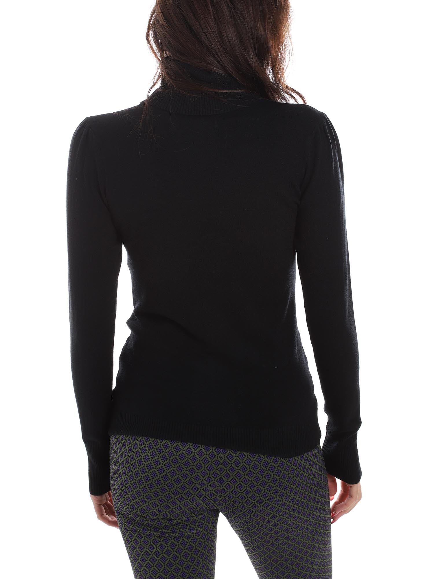 Maglie a collo alto Nero Yes-zee