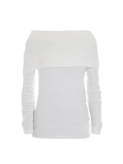 Maglie a collo alto Bianco Yes-zee