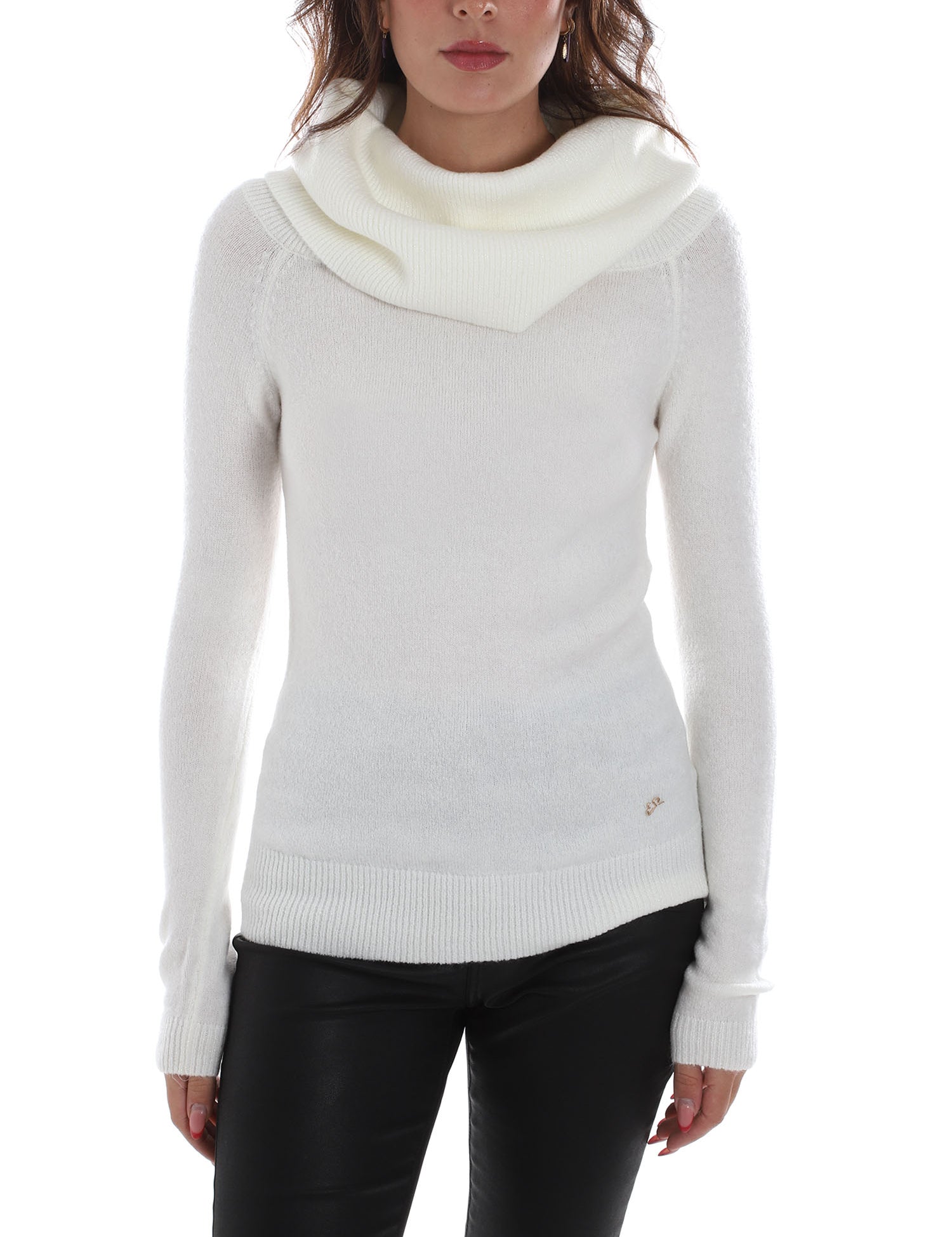 Maglie a collo alto Bianco Yes-zee