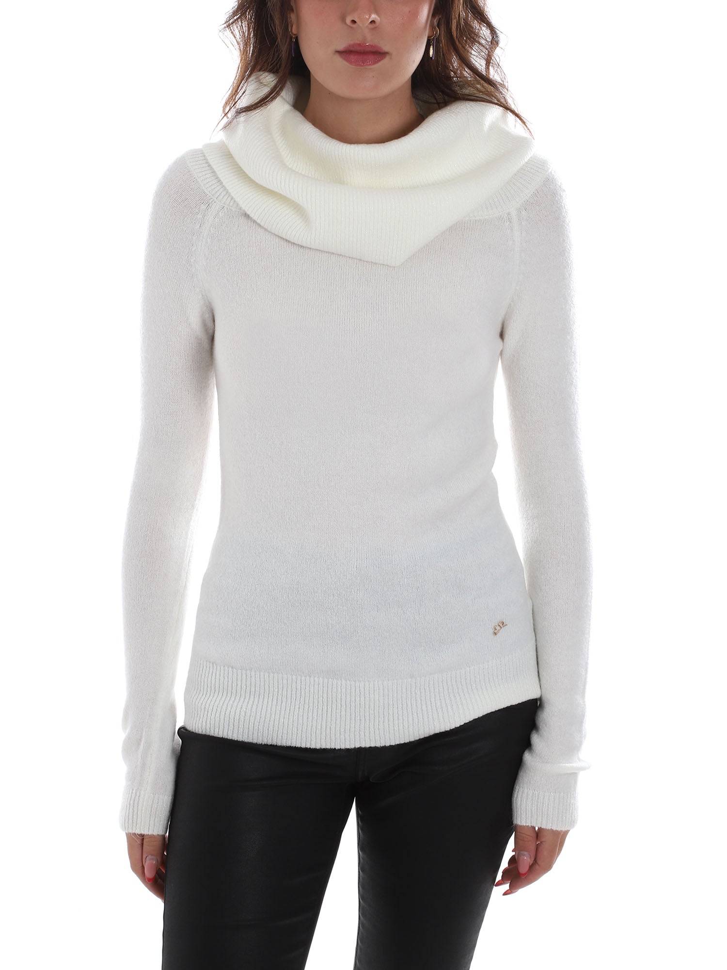 Maglie a collo alto Bianco Yes-zee