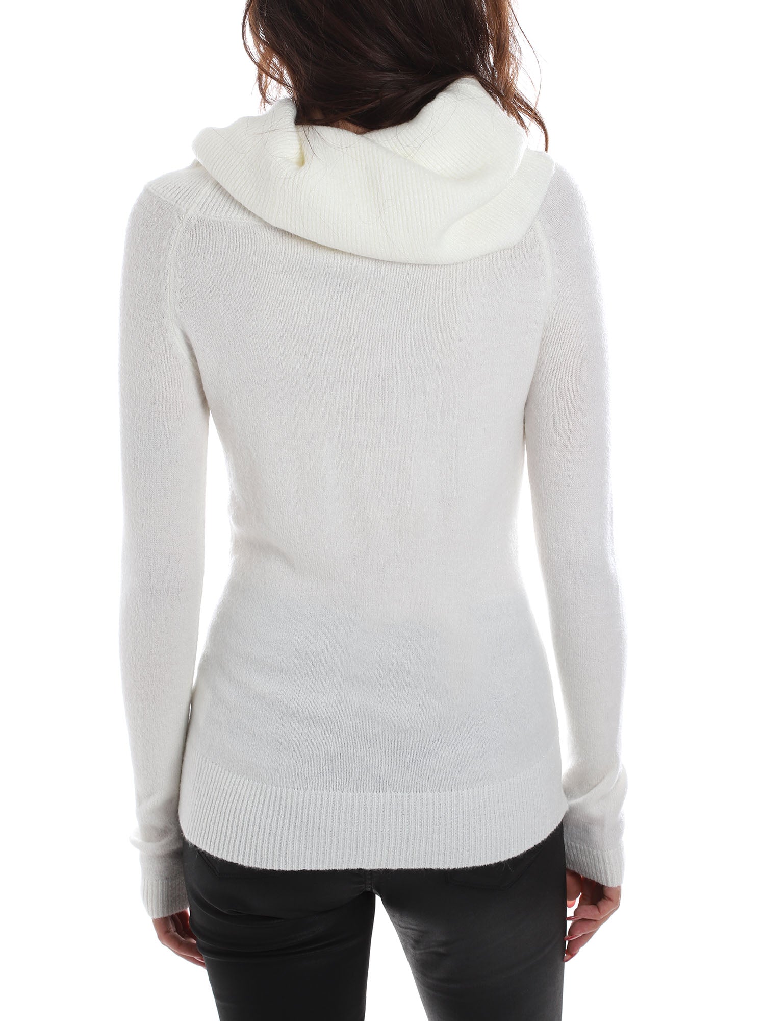 Maglie a collo alto Bianco Yes-zee